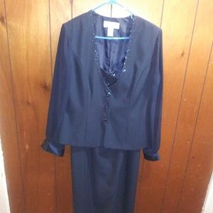 JR Nites formal dress and top sz 14